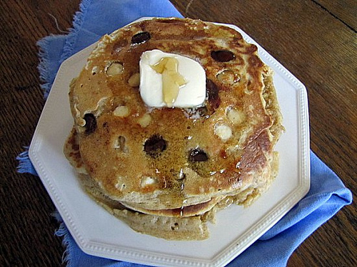 Post image for Whole Wheat Vanilla Chocolate Chip Pancakes