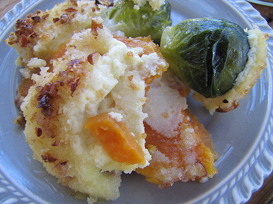 Brussel Sprout Sweet Potato au Gratin-17