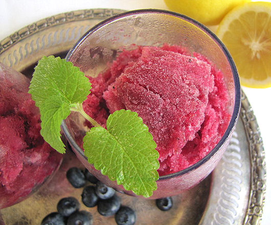 Post image for Blueberry Lemonade Granita