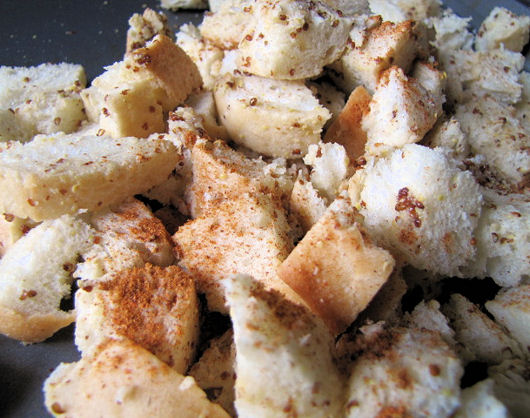 Post image for Croutons Before Soup {Spicy Creole Mustard Croutons}