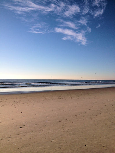 Peaceful Autumn Beach-3