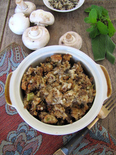 Spicy Wild Rice & Mushroom Dressing-3
