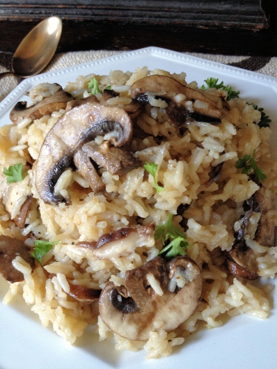 Post image for Mushroom Parmesan Rice & Giveaway