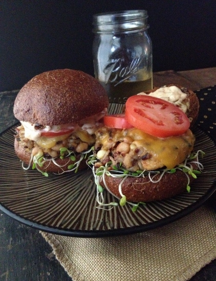 Post image for Blackeyed Pea & Wild Rice Veggie Burgers