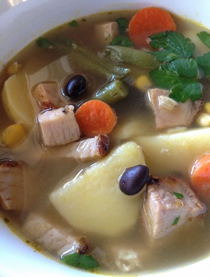 Post image for Vegetable Pork Soup with Cuban Seasonings