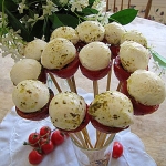 Thumbnail image for Caprese Ball Bouquet