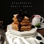 Thumbnail image for Lemon Pancakes with Blackberry Basil Sauce